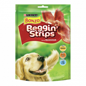 Bonzo Beggin' strips original bacon hondenvoer