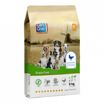 CaroCroc Grain Free 3 kg hondenvoer