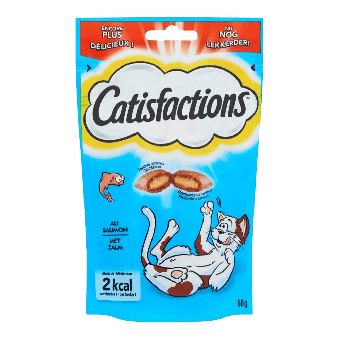 Catisfactions Mix Zalm - Kattensnack - 60g kattenvoer