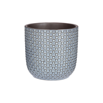 Daan Bloempot - h17,5 d19cm - Blauw