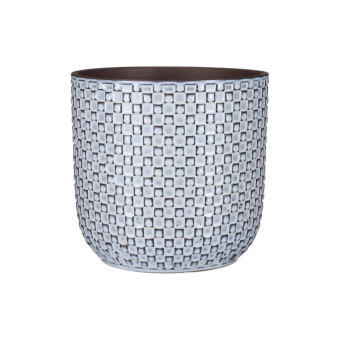 Daan Bloempot - h20,5 d21,5cm - Blauw