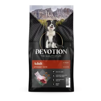 Devotion Adult Lam - Alle rassen +1 jaar 12 kg - Hondenvoer hondenvoer