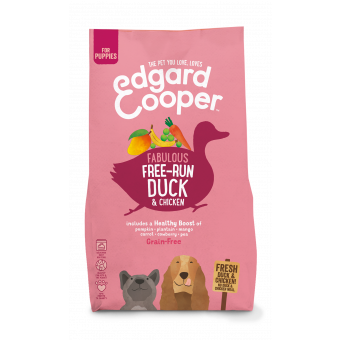Edgard & Cooper - Verse Scharreleend & Kip Brok - Voor puppy’s - Hondenvoer - 2,5kg hondenvoer