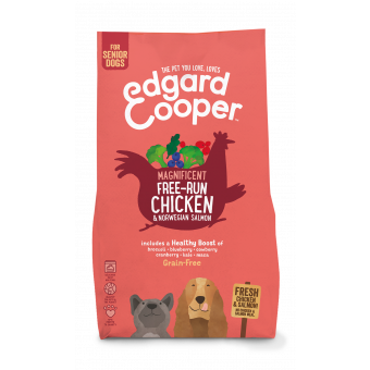 Edgard & Cooper - Verse Scharrelkip & Noorse Zalm Brok - Voor senior - Hondenvoer - 2
