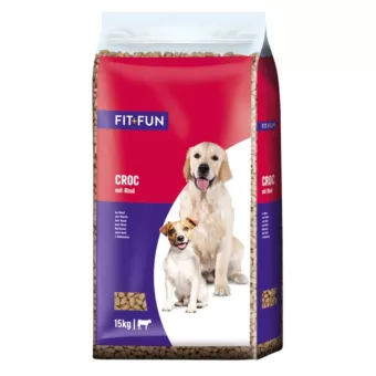 FIT+FUN Droogvoer Croc 15 kg hondenvoer