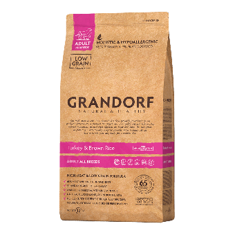 Grandorf Adult - Kalkoen en Bruine rijst - 12kg - Hondenvoer hondenvoer