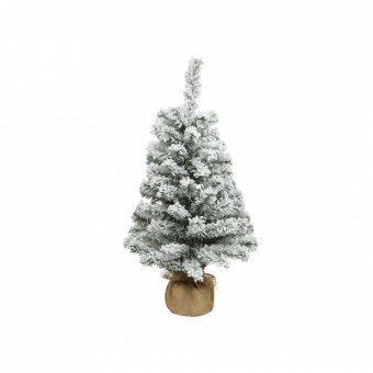 Imperial mini kunstkerstboom besneeuwd - H60 cm