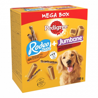 Pedigree Megabox Rodeo+Jumbone 780 g hondenvoer