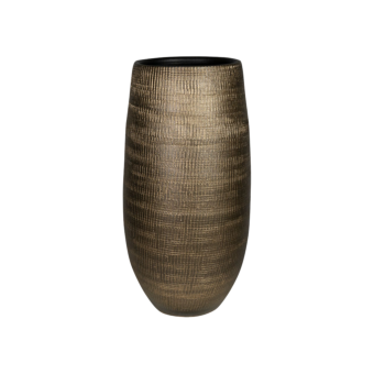 Bloempot Ryan hoog - d27 x h50cm - Shiny gold