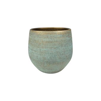 Bloempot Ryan keramiek d26 h26 - blue