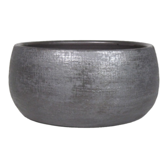 Schaal Mira d34 h15cm - Antraciet