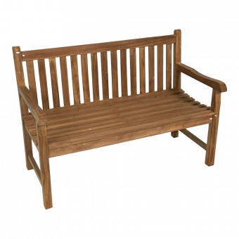 Teak Bank De Luxe - 130cm - Naturel