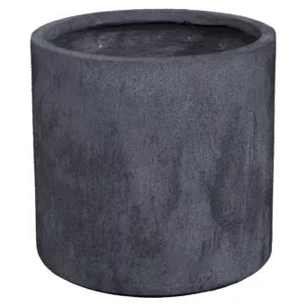 Bloempot Texas Cylinder - d32 x h31cm - Donkergrijs