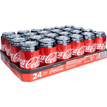 Tray Coca Cola Zero (NL) - 24st - FrisdrankVoordeel - frisdrank kopen