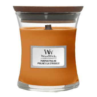 Woodwick Pumpkin Praline Mini Candle - Geurkaars