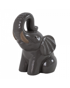 Deco olifant - 26x19x31cm - Grijs