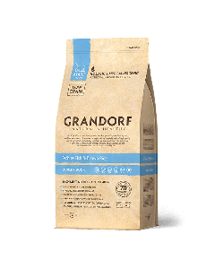Grandorf Witvis & bruine rijst Adult Indoor - Kattenvoer - 400g