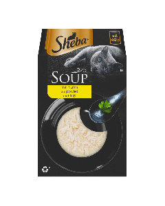Sheba Classic Soup - Kattenvoer - 4x40g - Kip kattenvoer