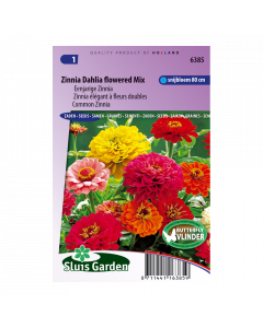Zinnia Dahlia flowered Mix - Sluis Garden - Zaden