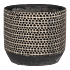 Bloempot Jack - d12,5 x h10,5cm - Zwart