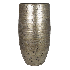 Bloempot Steef hoog - d26 x h50cm - Industrieel Goud