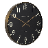 Klok Clocksmith zwart/goud ø 53 cm - Wandklok
