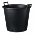 Nature - Ritzi container zwart 30L - met handgreep