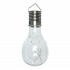 Solar bollamp - LED - d8 x h14cm - Transparant
