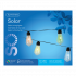 Solar feestverlichting lichtsnoer - Flashing effect - 180cm - 10 LEDS - Multi