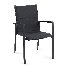 Tuinstoel Foxx - Alu Stapelbare stoel - Charcoal