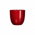 Tusca bloempot - h16 d17cm - rood