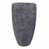 Bloempot Utah High Vase d44 h77 - Donkergrijs