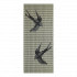 Vliegengordijn Zwaluwen - Creme/Zwart - 90 x 210cm - Sun-Arts