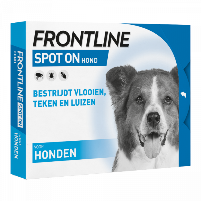 Frontline Spot on M Hond - tot 20kg - 4 pipet - Anti Vlooien, en