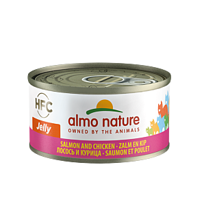 Almo HFC - Zalm en Kip - Kattenvoer - 6x70g - kattenvoer