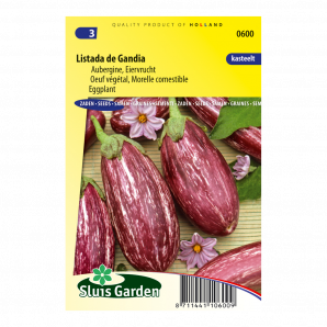 Aubergine Listada de Gandia - Sluis Garden - Zaden