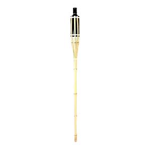 Bamboefakkel safe naturel / zwart H120 - Fancy Flames