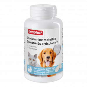 Beaphar Glucosamine Tabletten Hond/Kat - 60st - Gewrichtenmiddel