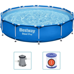 Bestway zwembad - Steel pro max incl. filter en pomp - ø366cm