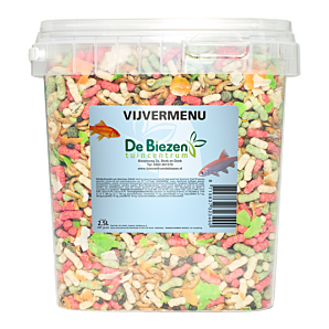 Biezen vijvermenu - Visvoer - 2,5l
