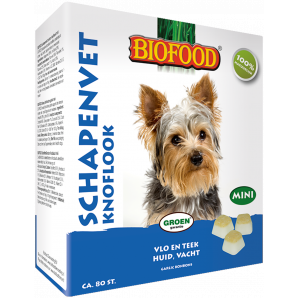 Biofood Schapenvet Knoflook mini hondenvoer