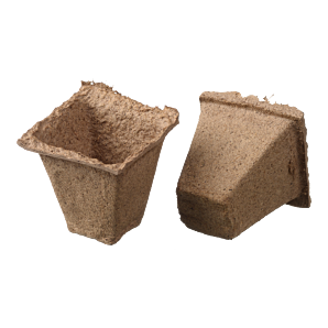 Biopot H6 x 6 x 6cm - 16 stuks - Nature