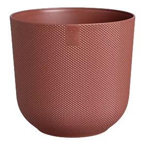 Bloempot Elho Jazz - d14 x h13cm - Toscaans Rood