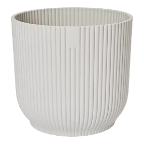 Bloempot Elho Vibes Fold rond - d25 x h23cm - Zijdewit