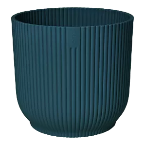 Bloempot Elho Vibes Fold rond - d30 x h27cm - Diepblauw