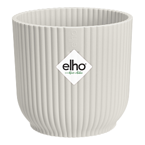Bloempot Elho Vibes Fold rond mini - d11 x h11cm - Zijdewit