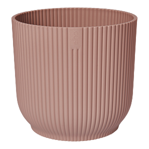 Bloempot Elho Vibes Fold rond wielen - d35 x h32cm - Delicaat roze