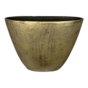 Bloempot Kos ovaal - l49 x b21 x h37cm - Goud