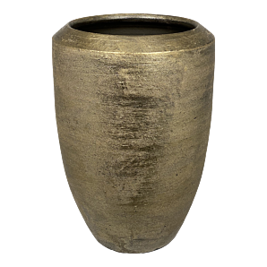 Bloempot Kos hoog - d23 x h35cm - Goud