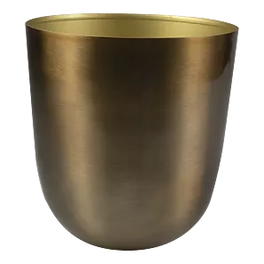 Bloempot Mayk metaal - d15 x h16cm - Goud